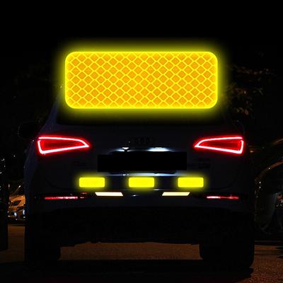 Светоотражающие наклейки на бампер автомобиля Светоотражающая предупреждающая полоса Лента Безопасные светоотражающие наклейки Наклейки