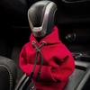 Толстовка с капюшоном для автомобиля, чехол для переключения передач, модная толстовка с капюшоном для автомобиля, крышка для ручки переключения передач, толстовка с ручной ручкой, чехол для рычага переключения передач