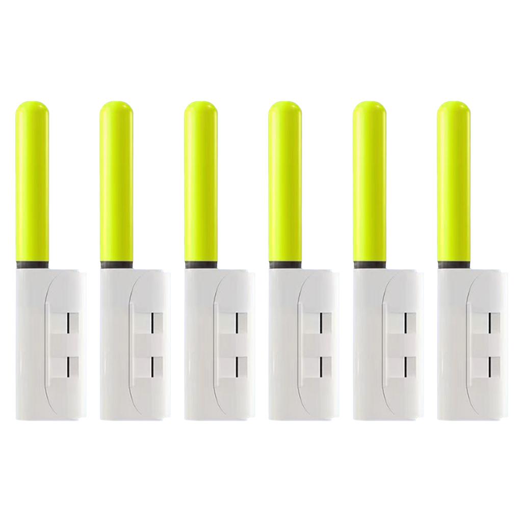 6 шт. Светящиеся палочки для кончика удилища, вставные, для ночной рыбалки, светодиодные светящиеся палочки, свет, сигнализатор поклевки, рыболовные снасти, долговечные