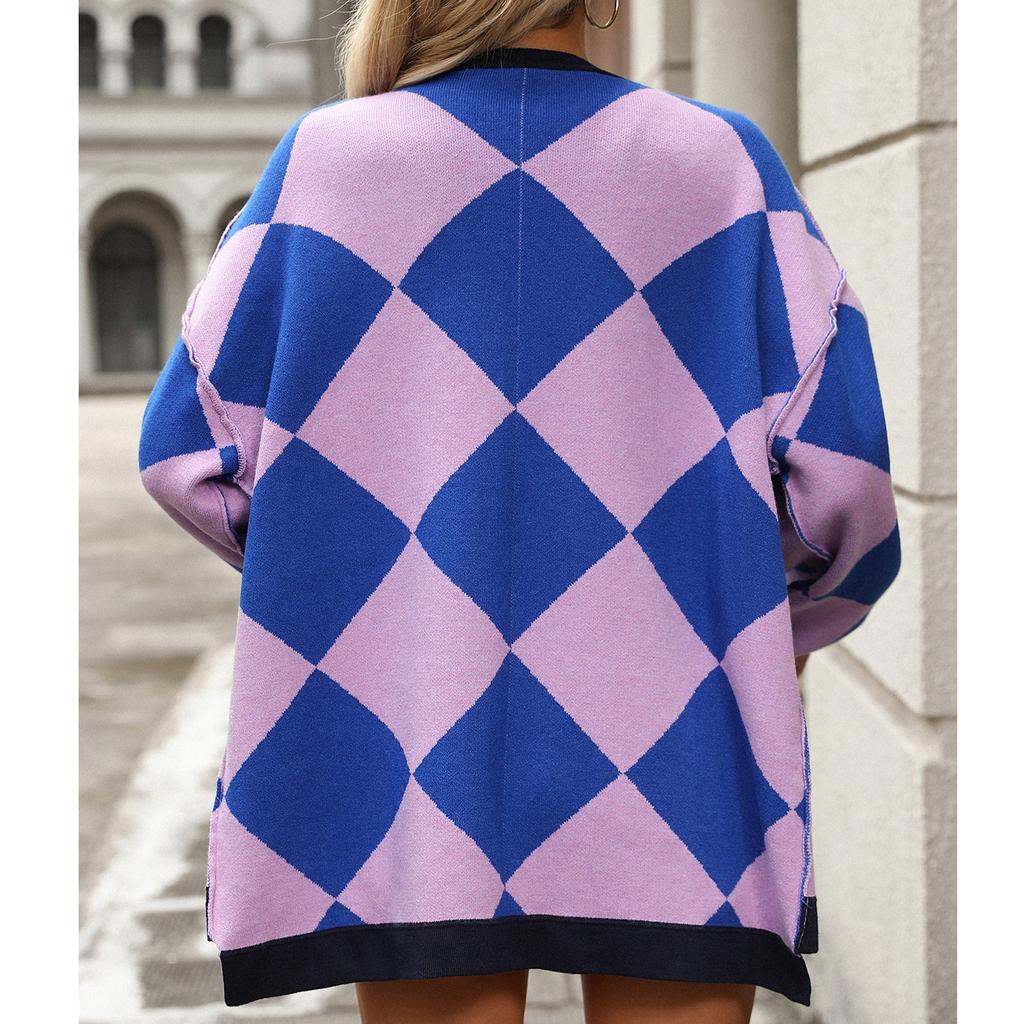 Женский свободный повседневный кардиган с длинными рукавами, свитер, куртка, модная куртка