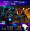HY300 Android Wi-Fi умный портативный проектор для телефона Samsung iPhone 1280 720P Full HD офисный домашний кинотеатр видео мини-проектор