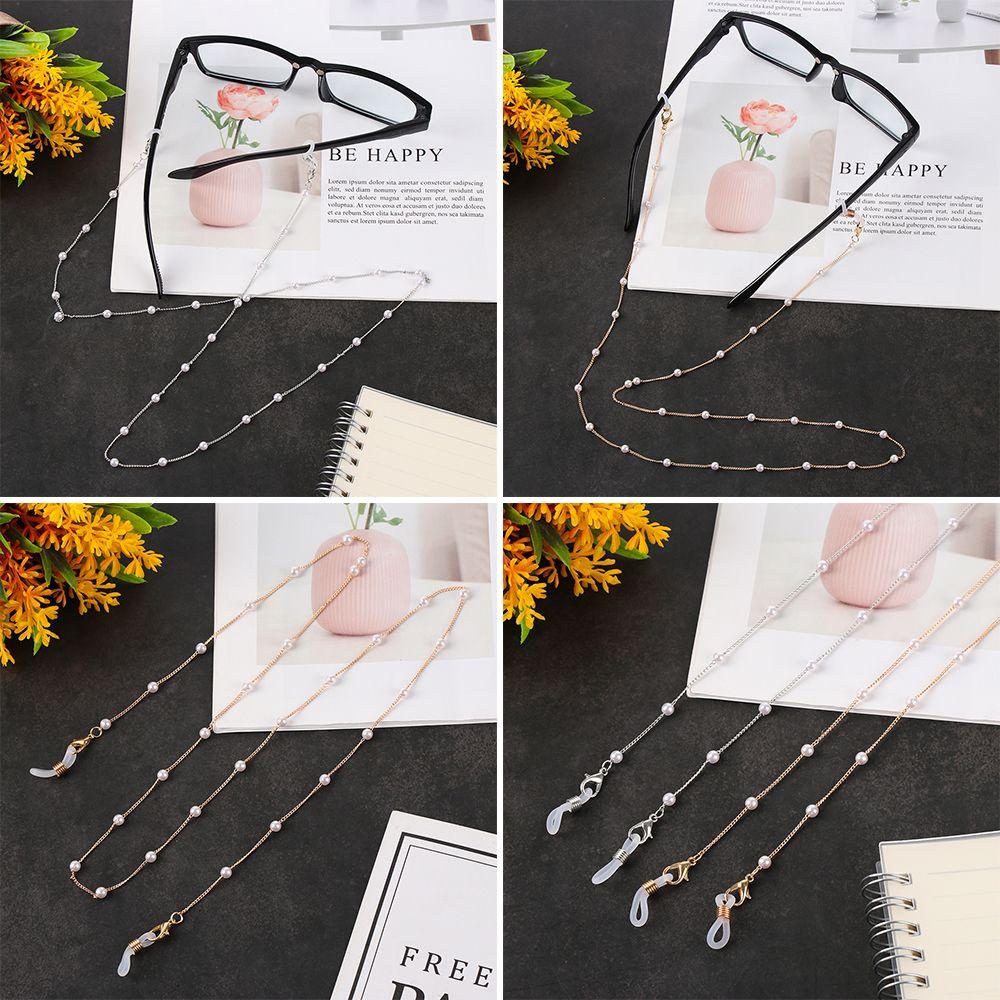 Pearl Beads Reading Glasses Eyeglass Lanyard Glasses Chain Glasses Necklace Eye Wear Accessories
