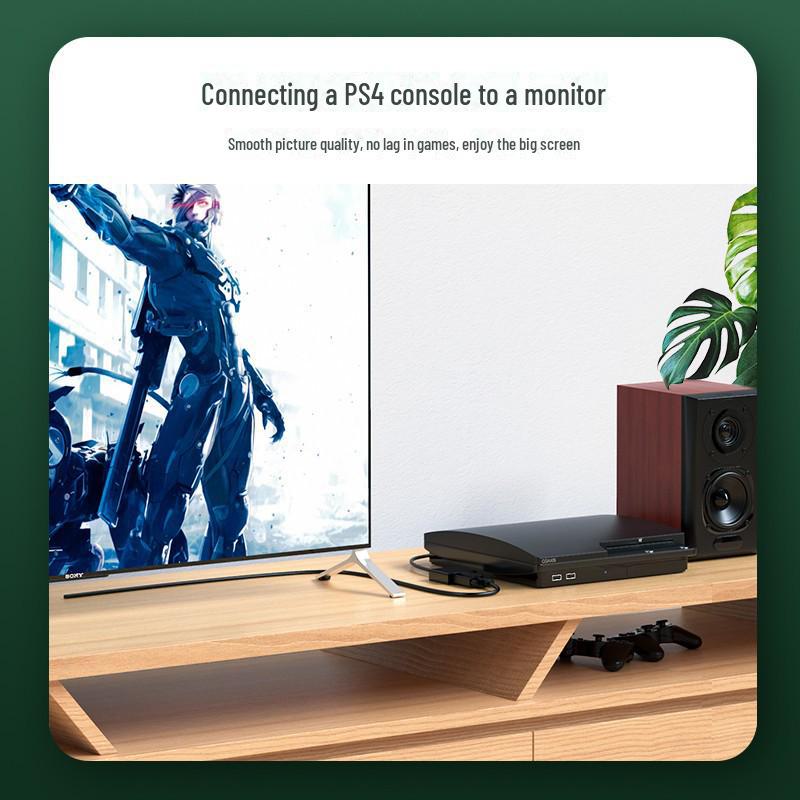 Кабель-адаптер Biaz ZH62 HDMI to VGA (черный) для ноутбуков.