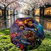 Custom Name Personalized Ninjago Print Umbrella, Auto Open Close, 8‑Rib Sturdy Frame, Commute Camping Hiking Use, Birthday Gift
