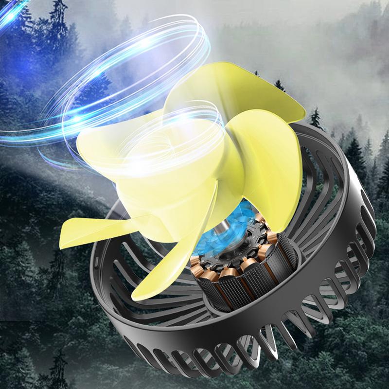 Вентилятор на спинку сиденья автомобиля, двухголовый охладитель для заднего сиденья, вращающийся на 360 градусов, простая установка, летний охлаждающий вентилятор с 3 скоростями