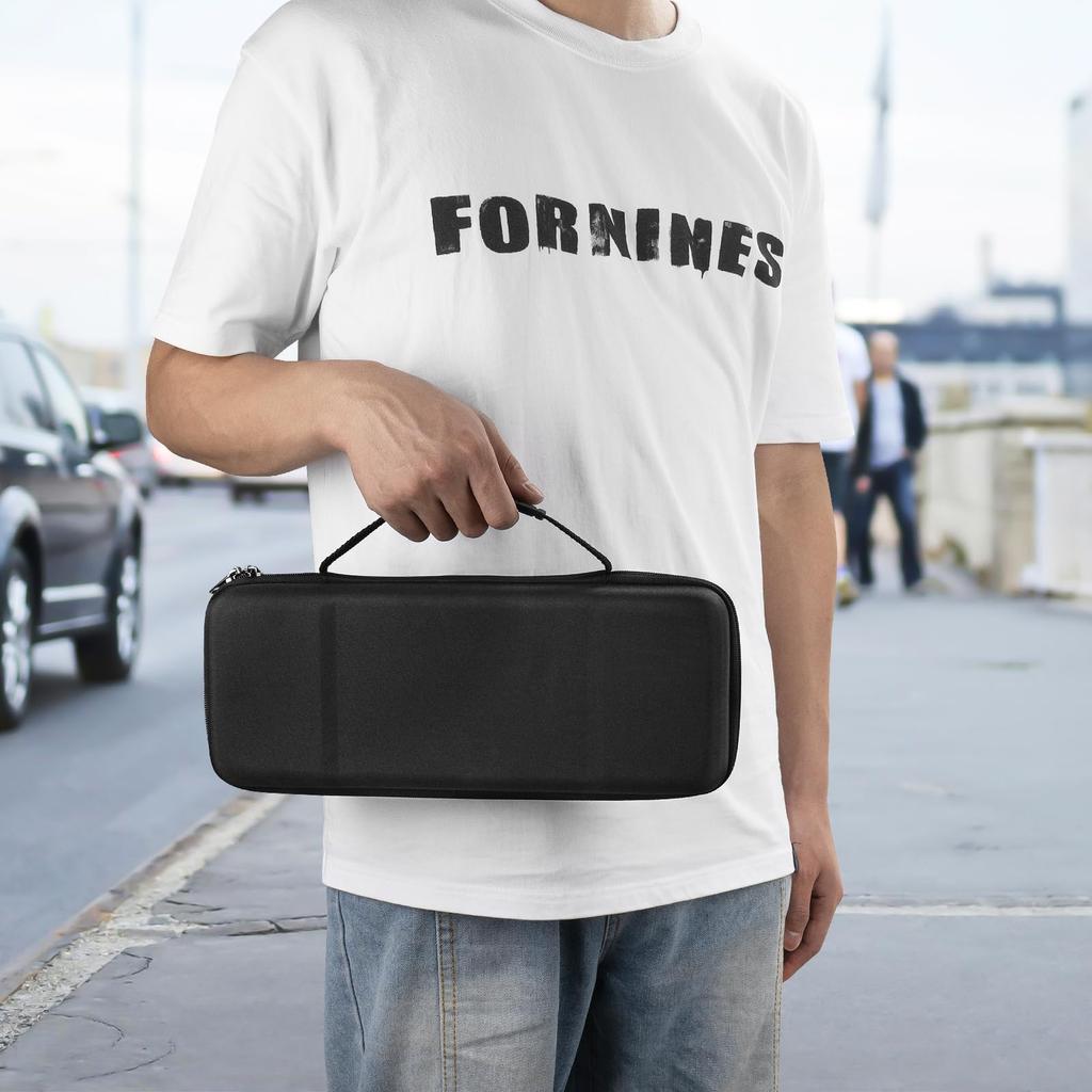 Linkidea Hard Travel Case Compact Keyboard Knob Computer 68 Keys Keyboard Carrying Storage Box Bag Compatible with Keychron Q2 V2 FNATIC STREAK65 ASUS