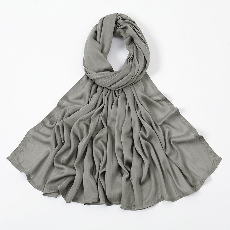 Новые вискозные хлопковые хиджабы Шарф-накидка Женский мусульманский хиджаб Шарф Более широкая повязка на голову Многоцветный модальный платок на голову Большого размера Тюрбан