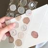 European Style Wax Seal Sticker Retro Decorative Sealing Sticker  for Notebook Envelope Seal