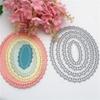 Oval Lace Metal Cutting Dies Stencil for DIY Scrapbooking Photo Album Embossing Paper Cards Crafts Diecuts