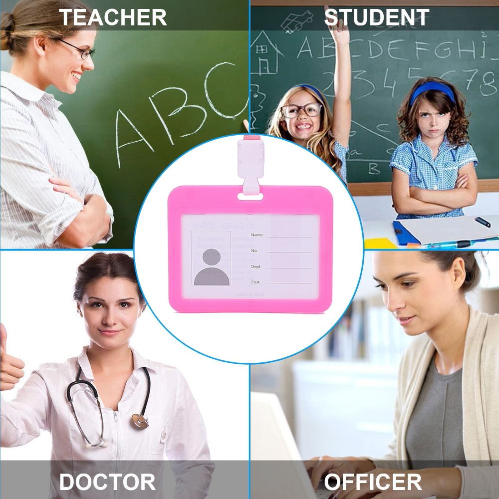 Чехол для удостоверения личности, офисный держатель удостоверения личности, защитный чехол для карты, чехол для держателя бейджа