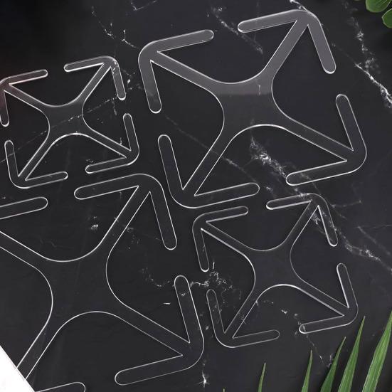 Подставка для стебля растения Акриловый держатель для стебля цветка Pothos Climbers Многоразовый держатель для стебля