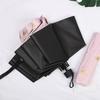Paradise Umbrella Sun Protection UV Protection Umbrella Female Sun Umbrella Student Black Glue Three Folding Simple Dual-Use Sun Umbrella