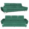 Диван 3-х местный диван-кровать с диваном-кроватью. Испания Bosso Family мебель зеленый велюр
