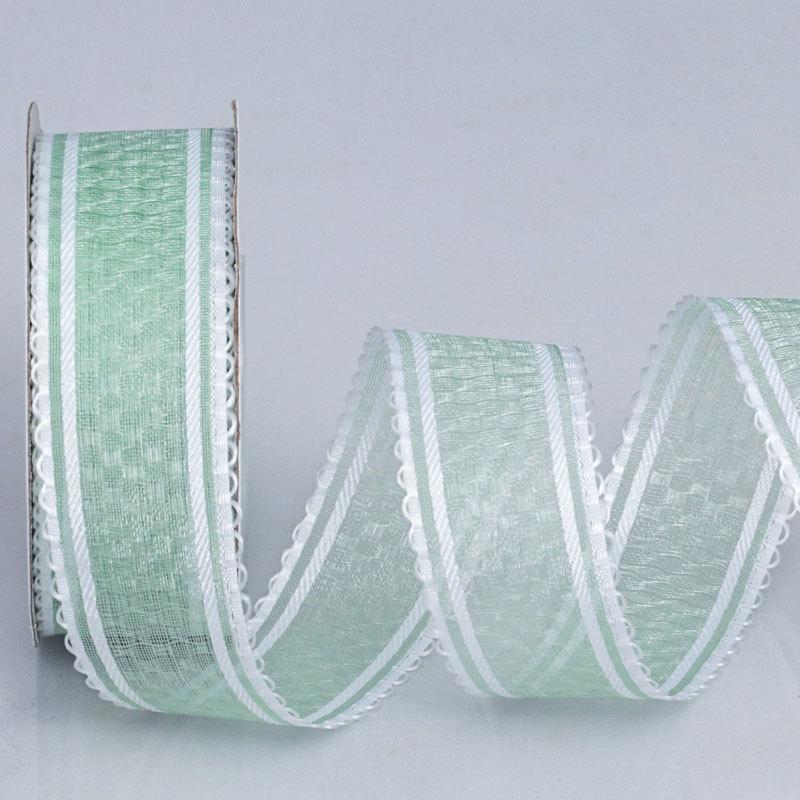 2,5 см прозрачный бутон кружева снежная марля тесьма ручной работы бант для волос головной убор аксессуары цветы упаковка декоративная лента поделки изготовление лент