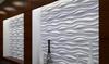 3D Wall Panel Mold for Gypsum, Plaster or Concrete Tile for Decorative Wall Panels 'Force'