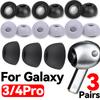 1/3 пары сменных амбушюр из пеноматериала для Galaxy Buds 4 Pro 3Pro, насадки для наушников, колпачки, амбушюры для Samsung Galaxy Buds 3 4 Pro