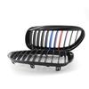1 Pair Car Front Bumper Hood Kidney Grilles Replacement Grill For BMW 6-Series E63 E64 M6 2Door 630i 640i 650i 645ci