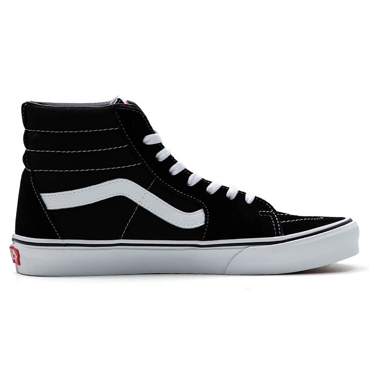 Vans Sk8 Холст Замша Классические Прочные Легкие Высокие Кеды для Скейтборда Унисекс Кроссовки Черные VN000D5IB8C(S-BOX)
