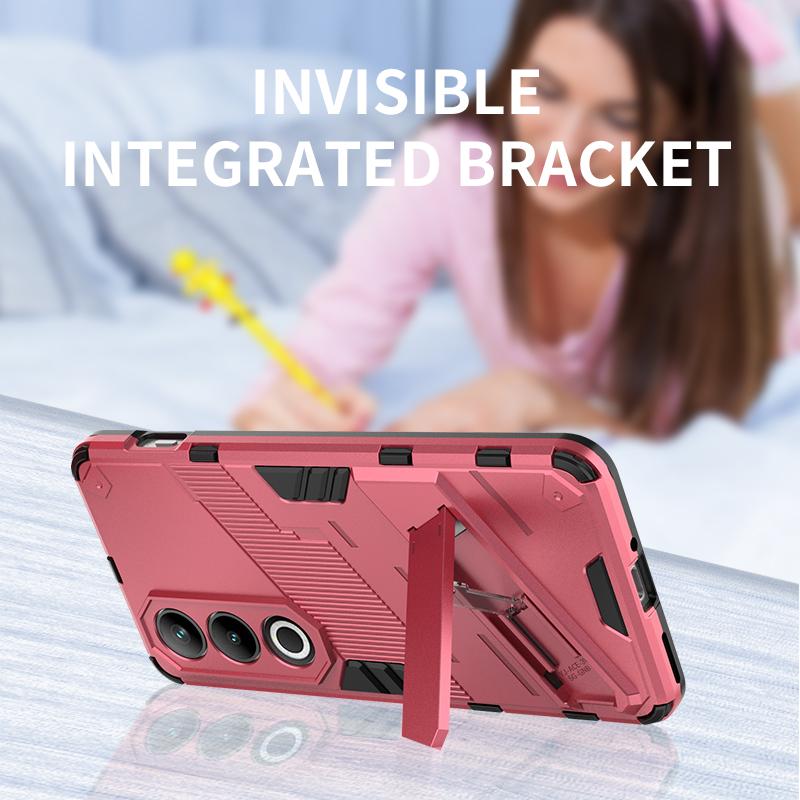 Для OnePlus Ace 3 3V 2 2V Pro Punk Armor противоударный бампер прочный прорезиненный ПК подставка держатель чехол чехол