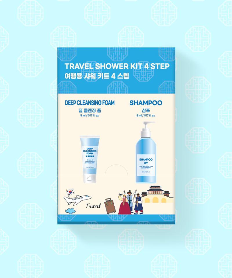 4-Step Travel Shower Kit (Pack of 10)