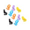 10pcs Ring Cutter Split Knife Design Automatical Unfold Plastic Material Safe Incisive Different Colors Knife Rings