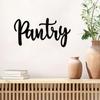 Pantry Sign Metal Wall Decor Stylish Modern Farmhouse Design for Home Restaurant, & Coffee Shop, Elegant Wall Decoration