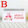 1Pcs Notebook Portable Agenda Diary Journal Weekly Monthly Planner School Supplies Stationary Organizer Schedule Writing Pads