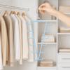 2Pcs 12 Hooks Metal V Shaped Hanger Rotatable Laundry Hanger Hat Storage Rack  Scarf Hanging