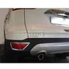 Car Body ABS Chrome Cover Trim Back Tail Rear Fog Light Lamp Frame Stick Part 2pcs For Ford Kuga Escape 2013 2014 2015