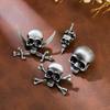 Metal Rpg Dnd Pin - Pirate Skull