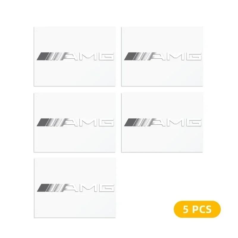 EJG4 2/5/10pcs Car Logo 3D Metal Stickers Decorative Accessories For Mercedes Benz W176 W177 W204 W205 W212 W213 W206 X156 X253 W117