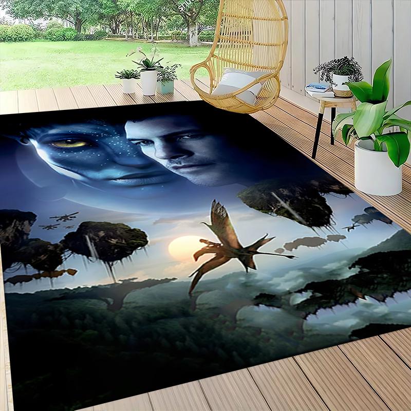 1Pc Avatar'S Ethereal Journey Carpet Rug Customizable Soft Washable Antislip Home Living Room Sofa Mats Personalized Rug 0917278