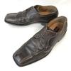 Lloyd Leather Swirl Moc Dress Shoes Brown Size 8.5 27.0cm Made In Germany(USED)
