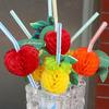 Yousheng 50 шт. фруктовые одноразовые соломинки для свадьбы, дня рождения, украшения, сувениры
