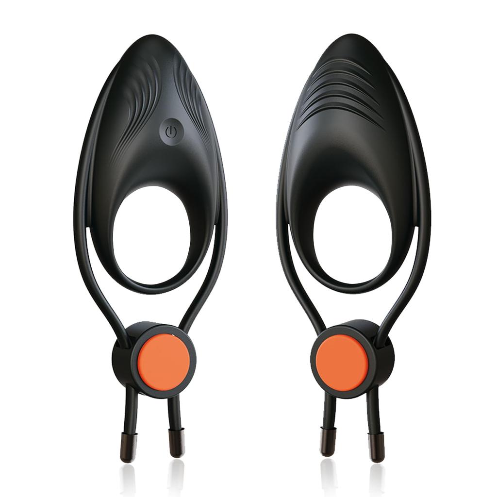 Penis Cock 10 Types of Vibration Simultaneous for Adult Sex for Men Ring, Ring, Modes, Perineum, Penis, Testicles, Three-point Stimulation, Silicone,