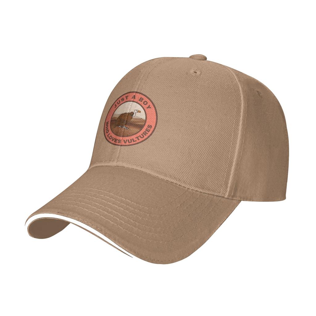 Fashion Just a boy who loves Vultures Curved Brim Baseball Cap Collegiate Style Summer Cap