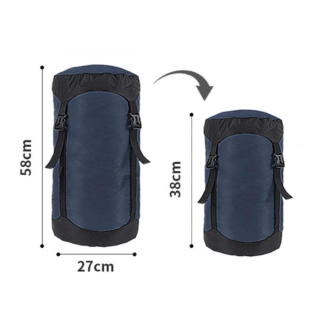 Сверхлегкий для кемпинга мешок для хранения спальных мешков прочный нейлон влагостойкий 40D материал рипстоп компактный дизайн