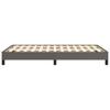 Bed Frame without Mattress Gray 120 x 190 cm Faux Leather