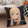KKitagawa Marin Cushion Cover Throw Pillow Cover Hidden Button Durable Polyester Chair Cushion