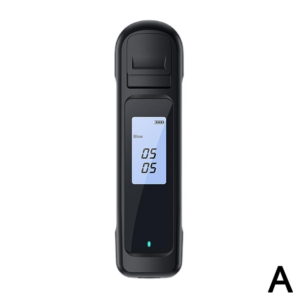 Новый Высококачественный Алкоготестер Дутьевого Типа Светодиодный Тестер на Алкоголь в Выдыхаемом Воздухе Цифровой -граничный Эксклюзивный Дисплей для Автомобиля C5q3