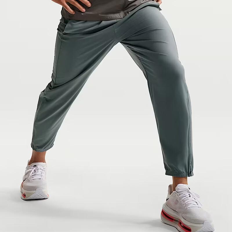 Nike Мужские дышащие спортивные штаны для бега и тренировок, тканые