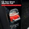 Силиконовый амортизатор для автомобиля, для буфера дверного замка, демпфирующая уплотнительная прокладка, демпфер, бесшумная защита двери автомобиля, универсальный автоаксессуар