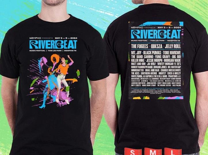 МУЗЫКАЛЬНЫЙ ФЕСТИВАЛЬ RIVER BEAT 2024.ФЕСТИВАЛЬ RIVER BEAT.ЧЕРНАЯ ФУТБОЛКА U ФутболкаФутболка