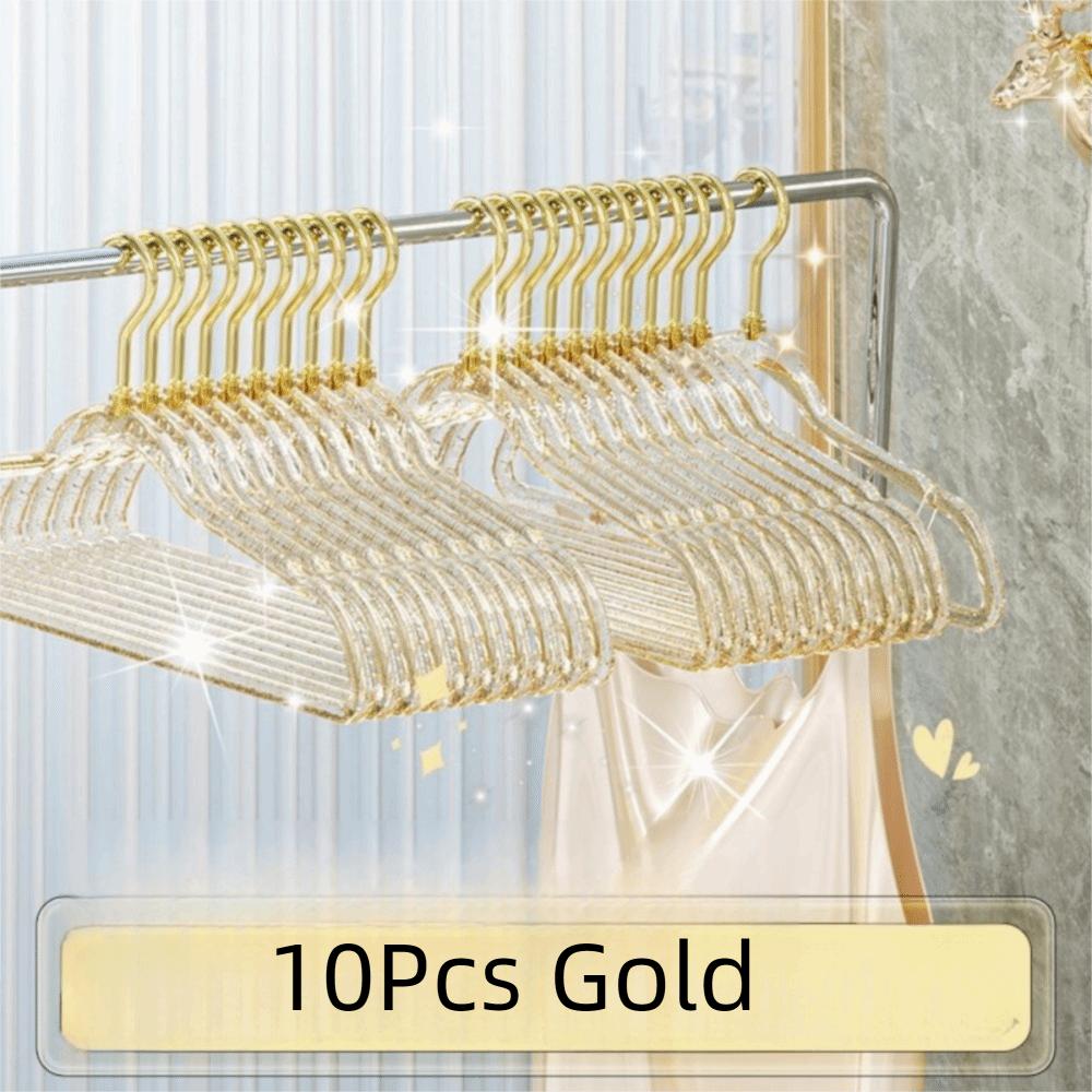 10 шт. Утолщенные акриловые вешалки для одежды, не оставляющие следов, вешалка для брюк, модная вешалка для прачечной, гардероб