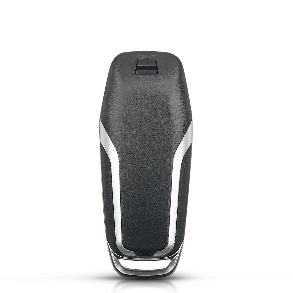KEYYOU For 2015 2016 2017 Ford F-150 Explorer Edge Mustang Fusion Fob 3/4/5 Buttons Remote Smart Car Key Shell Case