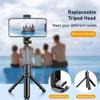 Phone Tripod and Selfie Stick Retractable Phone Tripod Stand Compatible with IOS Android Phone Selfie Stick