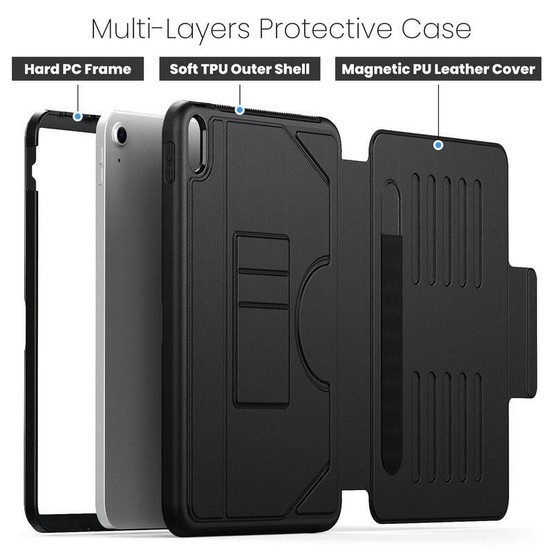 IPad 10th Gen 10.9 Inch Case With Kickstand Shockproof Full Cover Pro 11 Air 7 6 5 4 Business Slim PC Shell