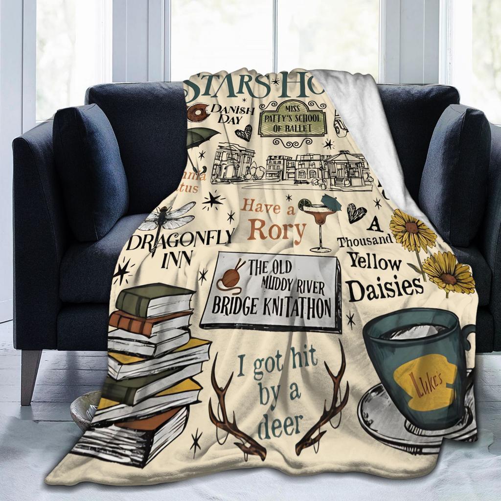 Gilmore Girls Blankets Flannel Spring Autumn Multi-function Warm Throw Blanket for Bedding Outdoor Quilt