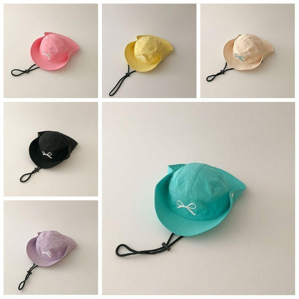 Quick-drying Summer Kid Sunhat Anti-UV Bucket Cap Fashion Children's Fisherman Hat for Girls Boys
