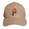 Scarlet Tanager Baseball Cap Summer Beach Travel Streetwear Hip Hop Trendy Vintage Retro Embroidered